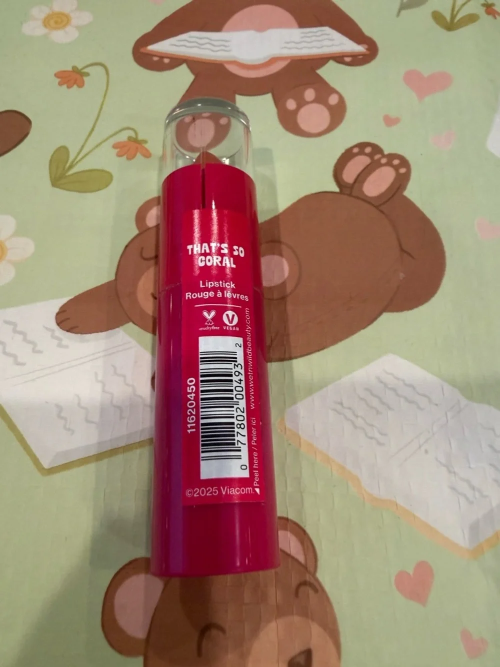 Wet N Wild Spongebob Lipstick - That's So Coral NWT